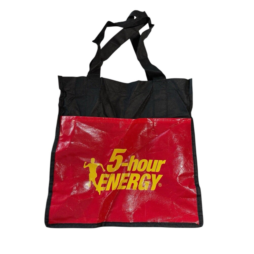 5 Hour Energy Reusable Red Bag Promo Item Sack Shopping Swag Tote